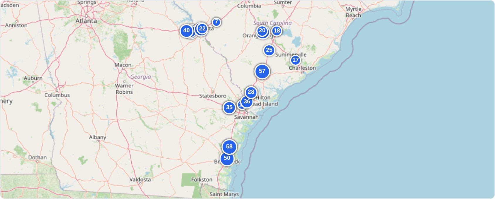 Hardeeville I-95 logistics submarket context: port-driven warehousing and truck-service node